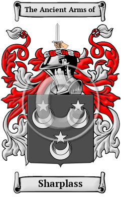 Sharplass Family Crest/Coat of Arms