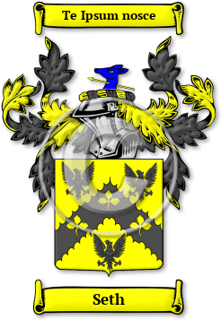 Seth Family Crest Download (jpg) Legacy Series - 150 DPI