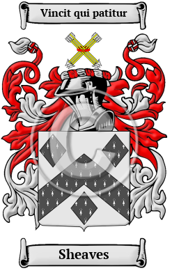 Sheaves Family Crest/Coat of Arms