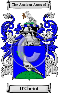 O'Cheint Family Crest Download (JPG) Heritage Series - 300 DPI