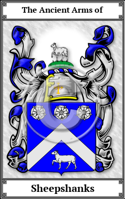 Sheepshanks Family Crest Download (JPG)  Book Plated - 150 DPI