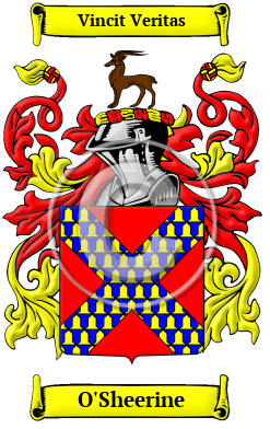 O'Sheerine Family Crest/Coat of Arms