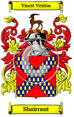 Shairrant Family Crest/Coat of Arms