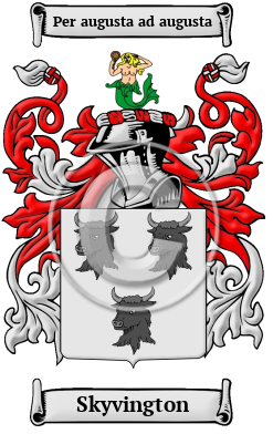 Skyvington Family Crest/Coat of Arms