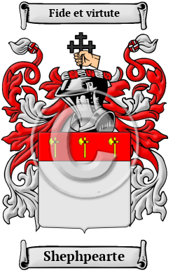 Shephpearte Family Crest/Coat of Arms