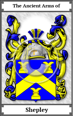 Shepley Family Crest Download (JPG) Book Plated - 600 DPI