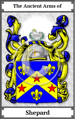 Shepard Family Crest Download (JPG)  Book Plated - 150 DPI