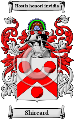 Shireard Family Crest/Coat of Arms