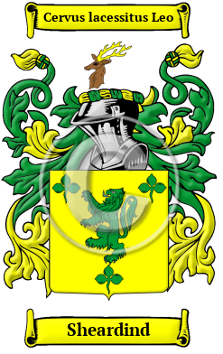 Sheardind Family Crest/Coat of Arms