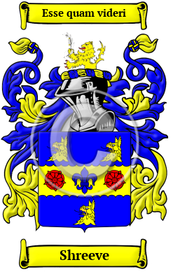 Shreeve Family Crest/Coat of Arms