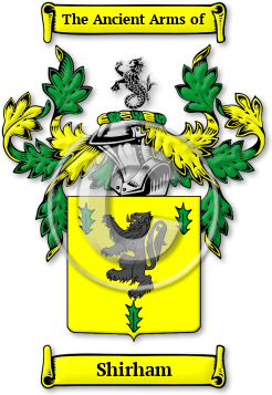 Shirham Family Crest Download (JPG) Legacy Series - 600 DPI