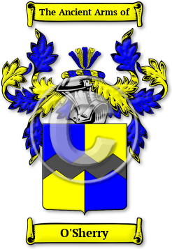O'Sherry Family Crest Download (jpg) Legacy Series - 150 DPI