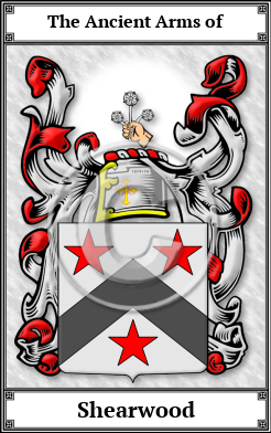 Shearwood Family Crest Download (JPG) Book Plated - 600 DPI