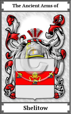 Shelitow Family Crest Download (JPG) Book Plated - 300 DPI