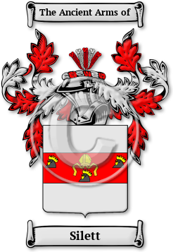 Silett Family Crest Download (jpg) Legacy Series - 150 DPI