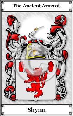 Shynn Family Crest Download (JPG) Book Plated - 600 DPI