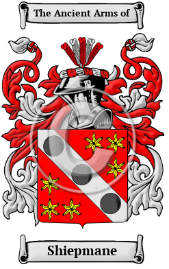 Shiepmane Family Crest/Coat of Arms