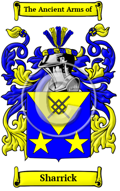 Sharrick Family Crest/Coat of Arms