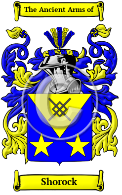 Shorock Family Crest/Coat of Arms