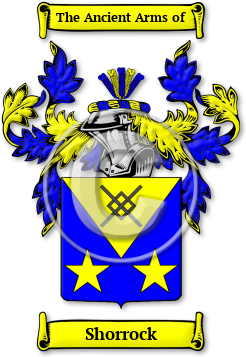 Shorrock Family Crest Download (jpg) Legacy Series - 150 DPI