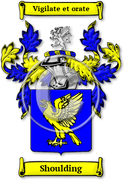 Shoulding Family Crest Download (jpg) Legacy Series - 150 DPI