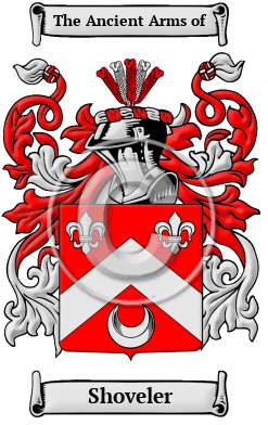 Shoveler Family Crest/Coat of Arms