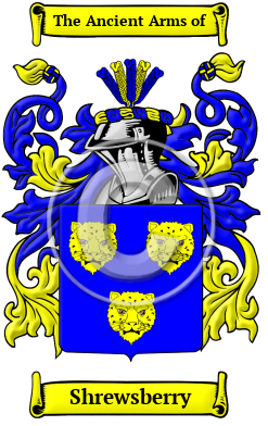 Shrewsberry Family Crest/Coat of Arms