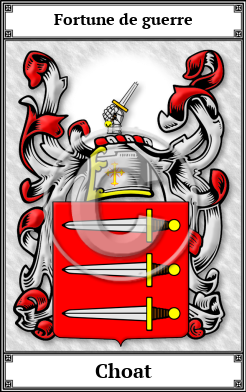 Choat Family Crest Download (JPG) Book Plated - 600 DPI