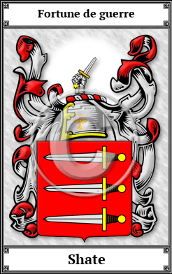 Shate Family Crest Download (JPG) Book Plated - 600 DPI
