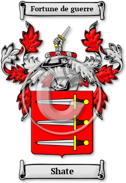 Shate Family Crest Download (JPG) Legacy Series - 600 DPI