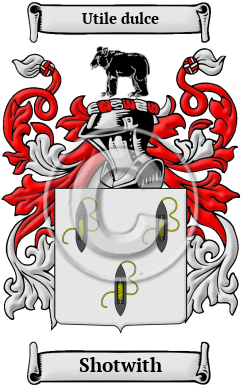 Shotwith Family Crest/Coat of Arms