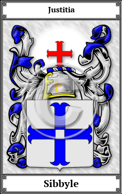 Sibbyle Family Crest Download (JPG) Book Plated - 600 DPI