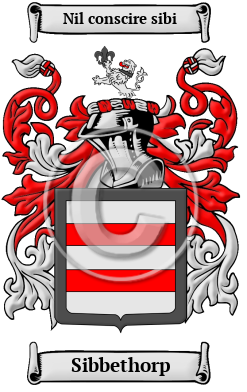 Sibbethorp Family Crest/Coat of Arms