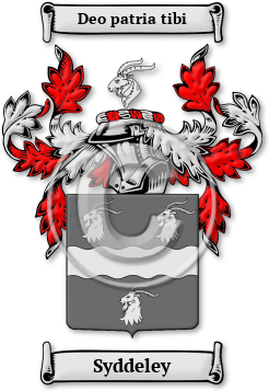 Syddeley Family Crest Download (JPG) Legacy Series - 300 DPI