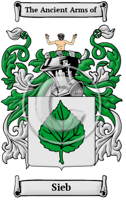 Sieb Family Crest/Coat of Arms