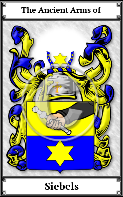 Siebels Family Crest Download (JPG)  Book Plated - 150 DPI