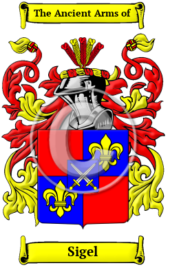 Sigel Family Crest Download (JPG) Heritage Series - 300 DPI