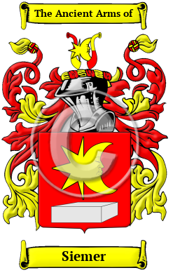 Siemer Family Crest/Coat of Arms