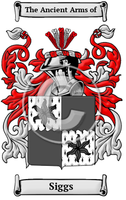 Siggs Family Crest/Coat of Arms