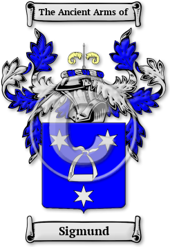 Sigmund Family Crest Download (jpg) Legacy Series - 150 DPI