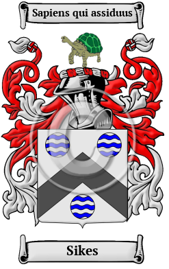 Sikes Family Crest/Coat of Arms