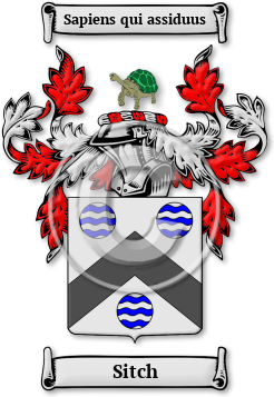 Sitch Family Crest Download (jpg) Legacy Series - 150 DPI