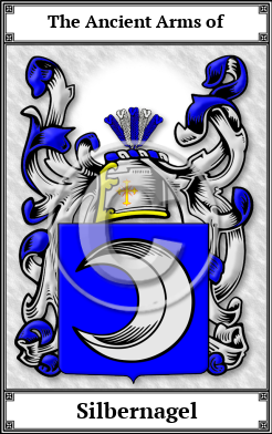 Silbernagel Family Crest Download (JPG)  Book Plated - 150 DPI