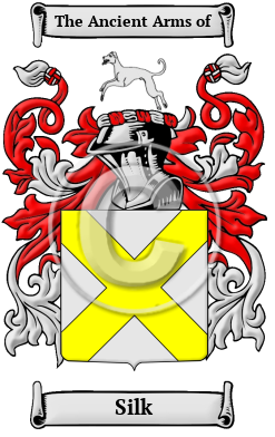 Silk Family Crest/Coat of Arms