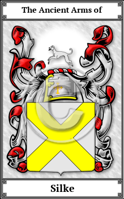 Silke Family Crest Download (JPG) Book Plated - 600 DPI