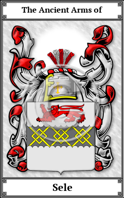 Sele Family Crest Download (JPG)  Book Plated - 150 DPI