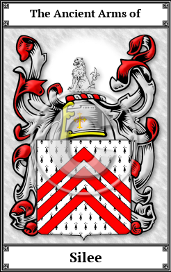Silee Family Crest Download (JPG)  Book Plated - 150 DPI