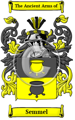 Semmel Family Crest/Coat of Arms