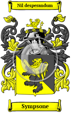 Sympsone Family Crest/Coat of Arms