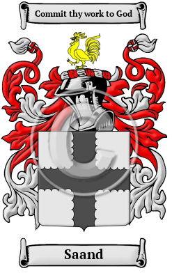 Saand Family Crest/Coat of Arms